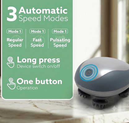 Everestfitness Scalp Massager™  Stress Relief & Relaxation | Handheld,  Portable and Rechargeable