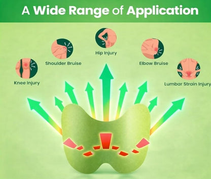 Herbal Pain Relief Patches™ 100% Safe & Natural Knee Pain Relief Products | Instant Relief | No Side Effects (20 Patches}