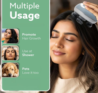 Everestfitness Scalp Massager™  Stress Relief & Relaxation | Handheld,  Portable and Rechargeable