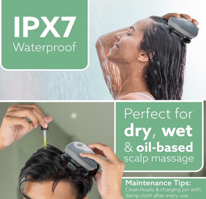 Everestfitness Scalp Massager™  Stress Relief & Relaxation | Handheld,  Portable and Rechargeable